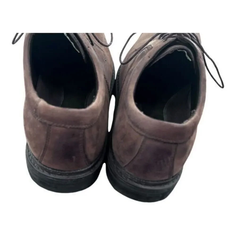 RJ Colt Shoes Size 12 M‎ Oxford Wingtip Brown Leather Low Top Waterproof Comfort